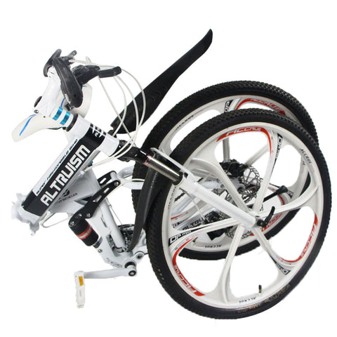 Image of Trendy Foldable Electric bike with 21-speed Dual disc brake - JustPeri - Drive Your Destiny