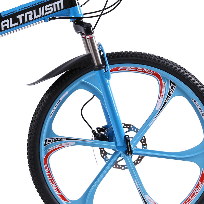 Dual Disc Electric Mountain Bike for Off-Road Riding