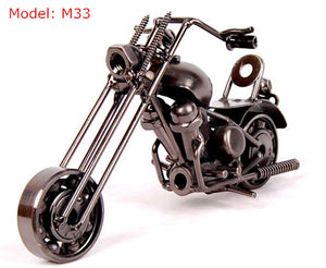 Mini Die-Cast Metal Motorbike Model Display Toy