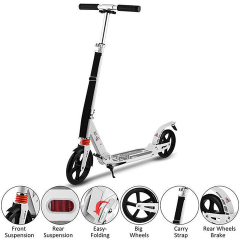 Image of Easy to Carry Dual Suspension Adult Scooter - JustPeri - Drive Your Destiny