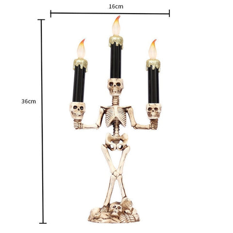 LED Halloween Skull Candles, Skeleton Hand Holder- House of the Dead Collection - JustPeri - Drive Your Destiny