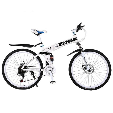 Image of 21-Speed Electric Foldable Mountain Bikes With Dual Disc Brake - JustPeri - Drive Your Destiny