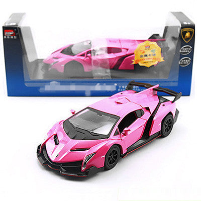 Image of Concept Car - Lamborghini Multi Color Die-cast metal Alloy car - Musical Flashing Pull Back Toy - JustPeri - Drive Your Destiny